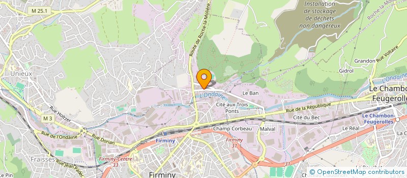 localisation de l'entreprise P I T  FIRMINY