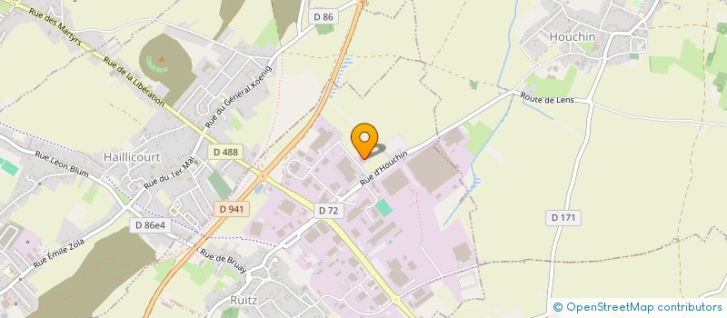 localisation de l'entreprise P. INDUSTRIE  RUITZ