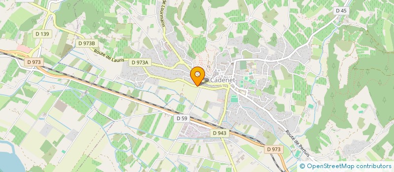 localisation de l'entreprise P J CONSTRUCTION  CADENET