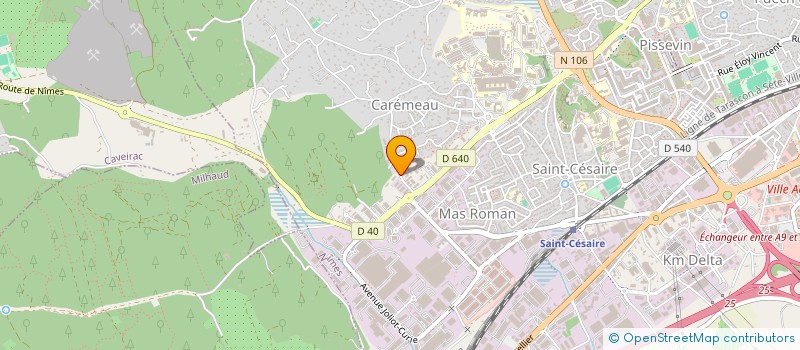 localisation de l'entreprise P.J.D.INVESTISSEMENTS  NIMES