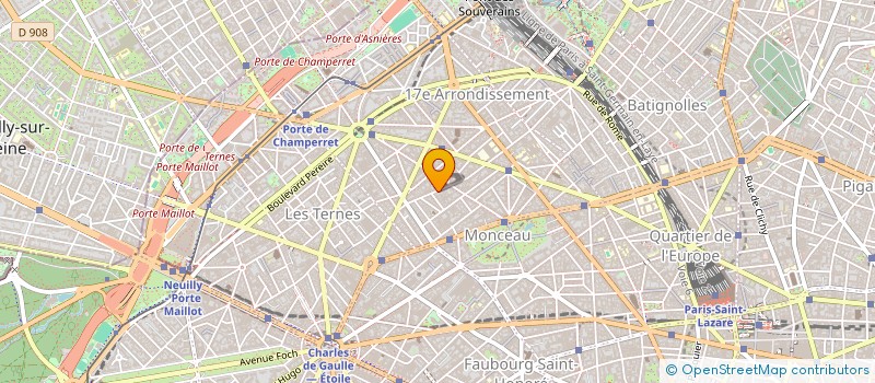 localisation de l'entreprise P.J. DISTRIBUTION  PARIS