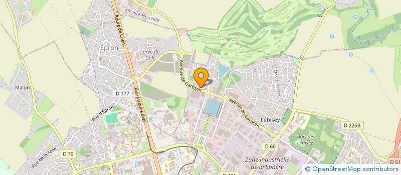 localisation de l'entreprise P.J.L. PARE-BRISE  HEROUVILLE-SAINT-CLAIR