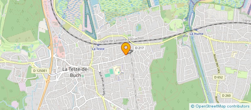 localisation de l'entreprise P.J2AM à LA TESTE-DE-BUCH
