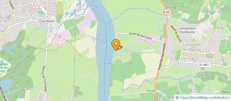 localisation de l'entreprise P.K.61  CAMBLANES-ET-MEYNAC