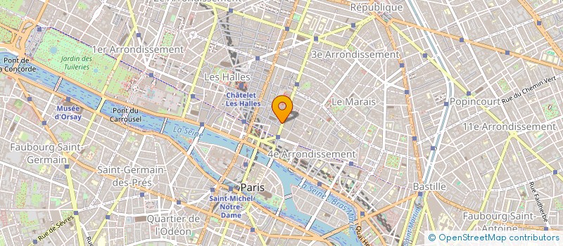 localisation de l'entreprise P.K. AVANT SEINE  PARIS