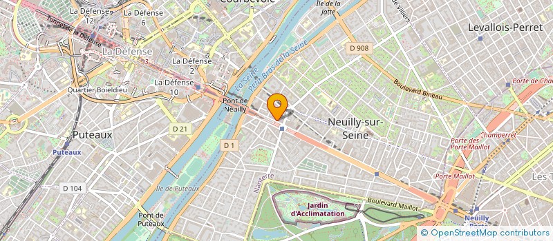 localisation de l'entreprise P.K.E.G. CONSEILS à NEUILLY-SUR-SEINE