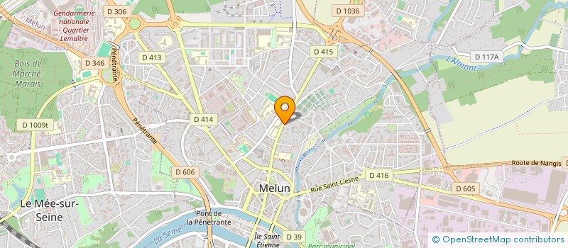 localisation de l'entreprise P&K SERVICE NETTOYAGE à MELUN