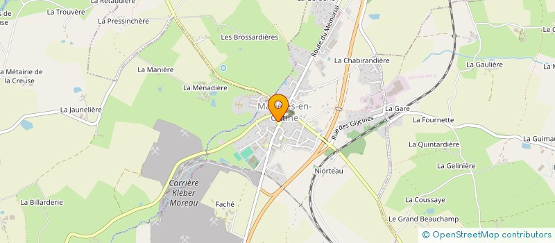 localisation de l'entreprise P L A D  MAZIERES-EN-GATINE