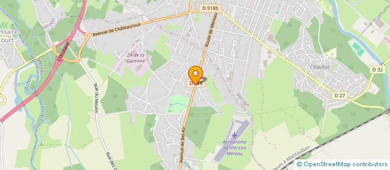 localisation de l'entreprise P.L.B.A.  MEREAU