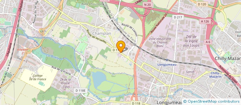 localisation de l'entreprise P L B - EQUIPEMENTS ET SERVICES POUR LA BOULANGERIE - EQUIPEMENTS ET SERVICES à CHAMPLAN