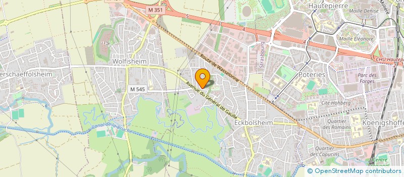 localisation de l'entreprise P.L.E.A  ECKBOLSHEIM