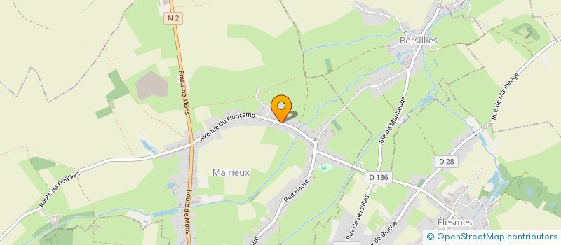 localisation de l'entreprise P.L.E.S CONSULT, ENVIRONNEMENT, SERVICES  MAIRIEUX