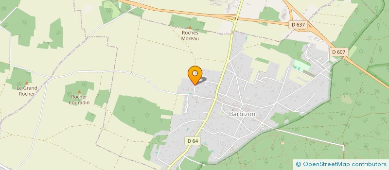 localisation de l'entreprise P.L.F  BARBIZON