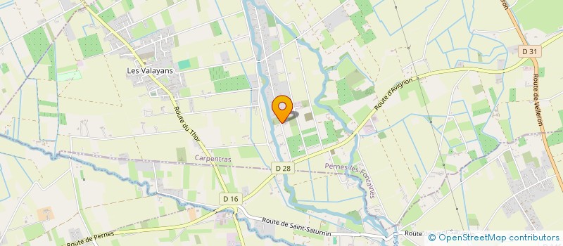 localisation de l'entreprise P.L.G. EUROPE  PERNES-LES-FONTAINES