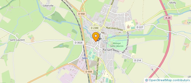localisation de l'entreprise P.L.I.Z. MAISONS RENOVEES ET JARDINS à SEES
