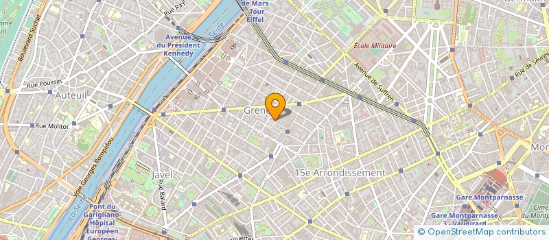 localisation de l'entreprise P.L.M  PARIS