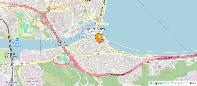 localisation de l'entreprise P.L.M. PARTICIPATIONS à MARTIGUES