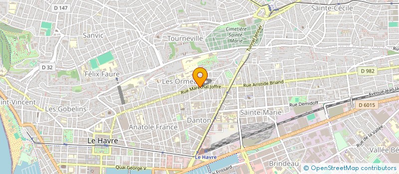 localisation de l'entreprise P&L MDP CONSEILS à LE HAVRE