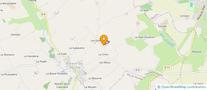 localisation de l'entreprise P.L. PROCESS à PERCHE-EN-NOCE