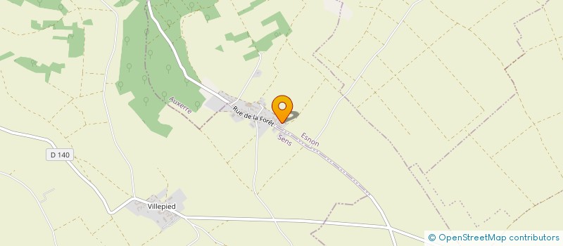 localisation de l'entreprise P.L.R.  ESNON