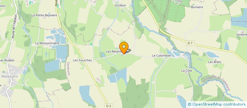 localisation de l'entreprise P.L.R  SANDRANS