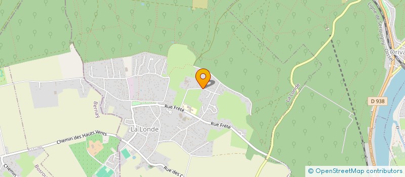 localisation de l'entreprise P.L.V.D.  LA LONDE