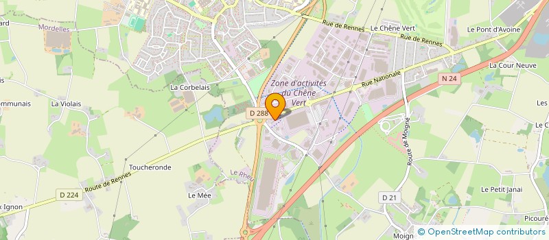 localisation de l'entreprise P L X MEDICAL à LE RHEU