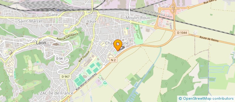 localisation de l'entreprise P'LAONAUTISME à LAON