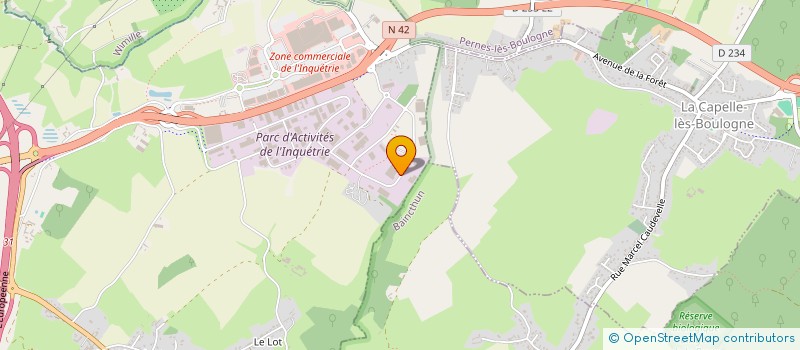 localisation de l'entreprise P & LD HOLDING  SAINT-MARTIN-BOULOGNE