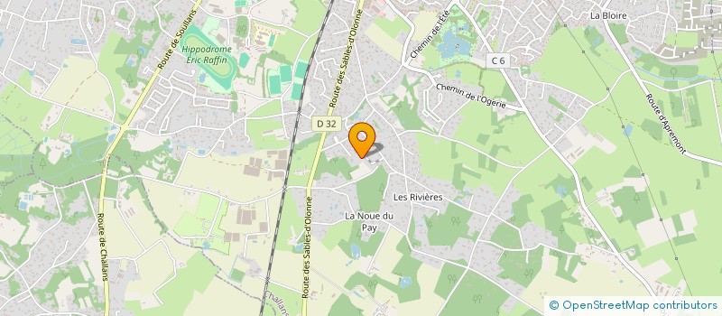 localisation de l'entreprise P.LEC ENERGIE à CHALLANS