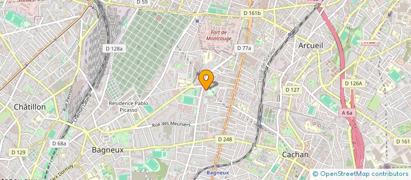 localisation de l'entreprise P.LUM à BAGNEUX