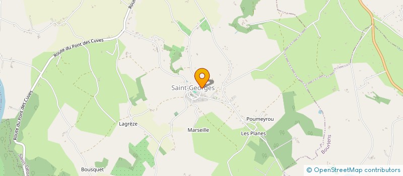 localisation de l'entreprise P M 2 à SAINT-GEORGES