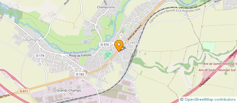 localisation de l'entreprise P.M  LA CRECHE