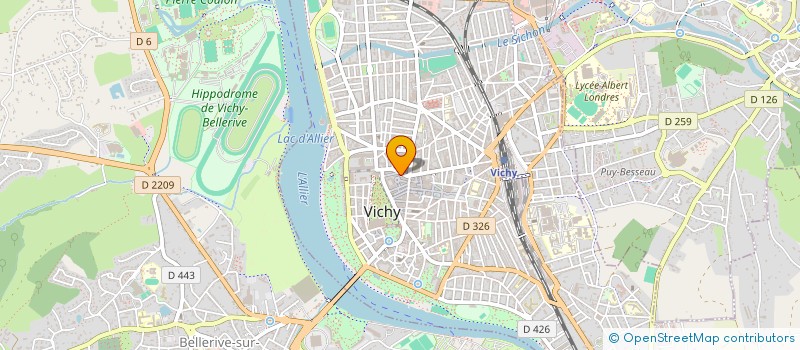 localisation de l'entreprise P M A IMMOBILER à VICHY