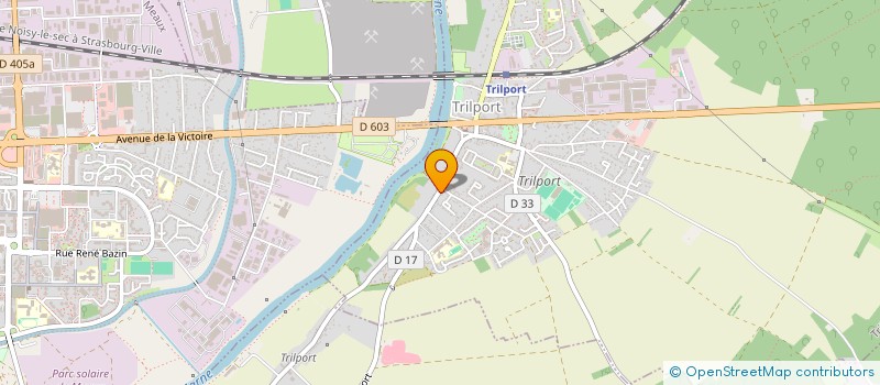 localisation de l'entreprise P.M.A PLOMBERIE MODERNE APPLIQUEE  TRILPORT