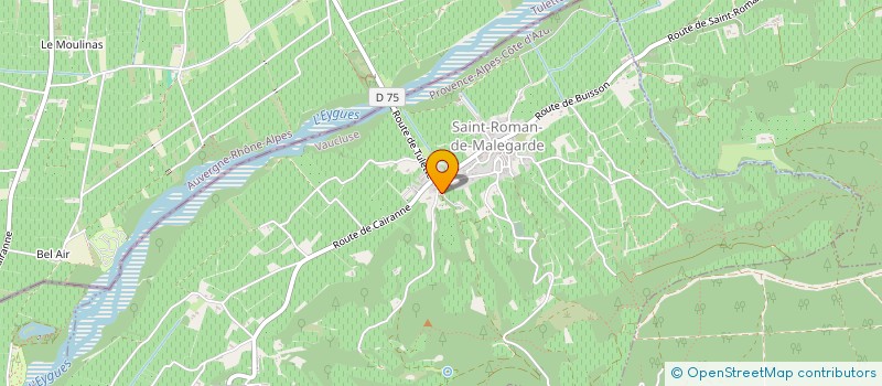 localisation de l'entreprise P&M ASSOCIES  SAINT-ROMAN-DE-MALEGARDE