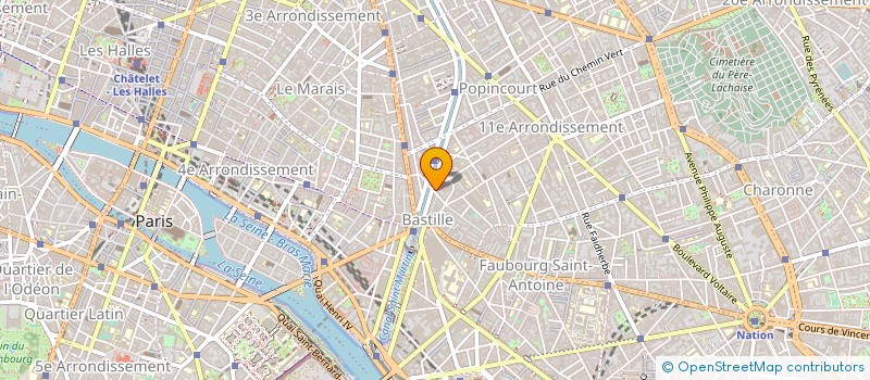 localisation de l'entreprise P.M.B  PARIS