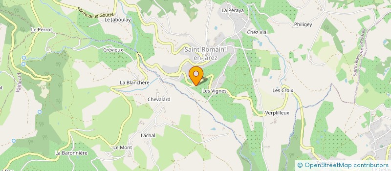 localisation de l'entreprise P.M.B. DISTRIBUTION à SAINT-ROMAIN-EN-JAREZ