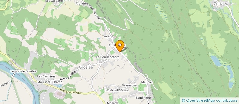 localisation de l'entreprise P M B SCI  GROSLEE-SAINT-BENOIT