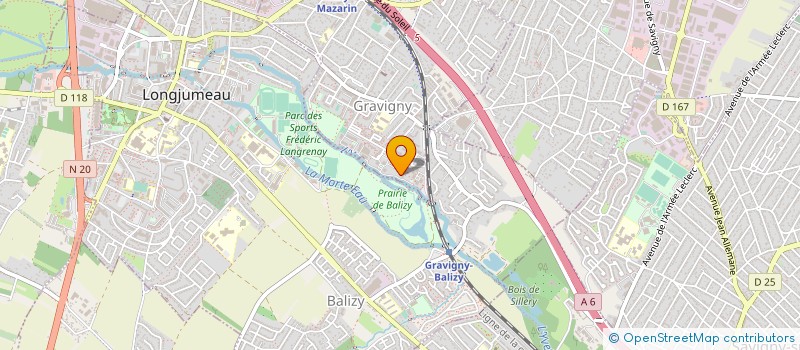 localisation de l'entreprise P.M.C BIEN ETRE  CHILLY-MAZARIN