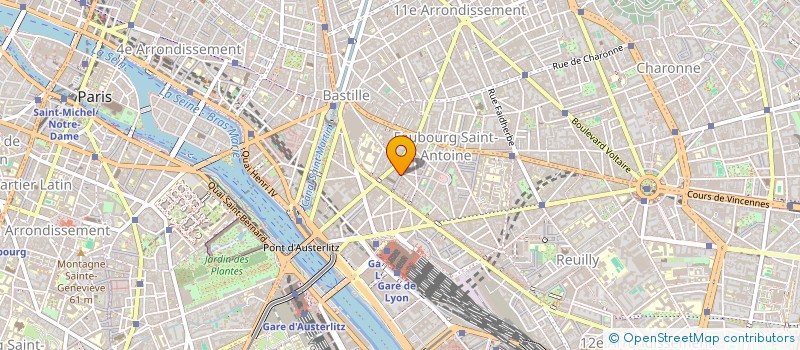localisation de l'entreprise P.M.C.E. à PARIS