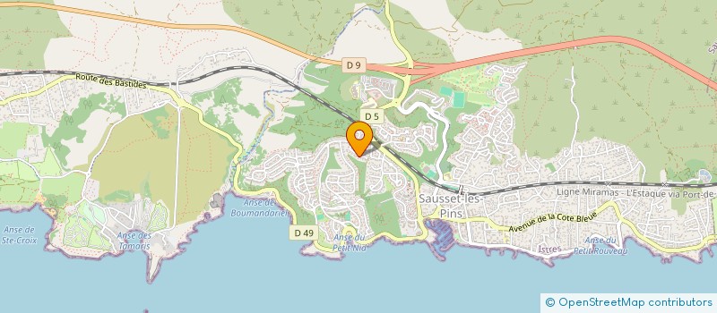 localisation de l'entreprise P.M.C RENOVATION  SAUSSET-LES-PINS