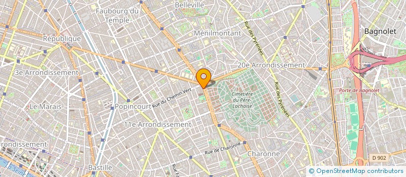 localisation de l'entreprise P.M.D  PARIS