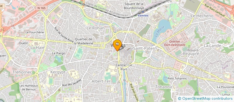 localisation de l'entreprise P.M.D. à VANNES