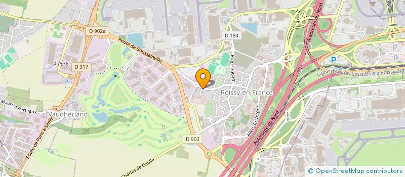 localisation de l'entreprise P.M. DESIGN  ROISSY-EN-FRANCE