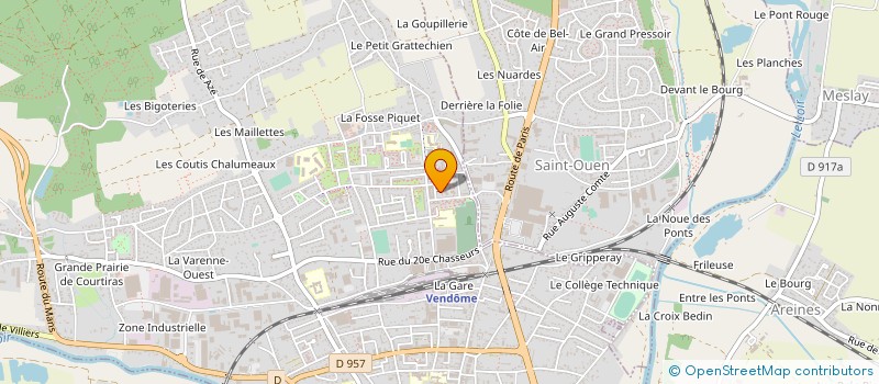 localisation de l'entreprise P.M.E à VENDOME