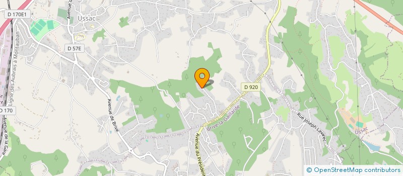 localisation de l'entreprise P.M.E  USSAC