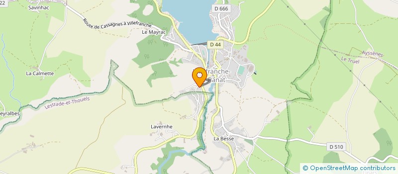 localisation de l'entreprise P M E A à LESTRADE-ET-THOUELS