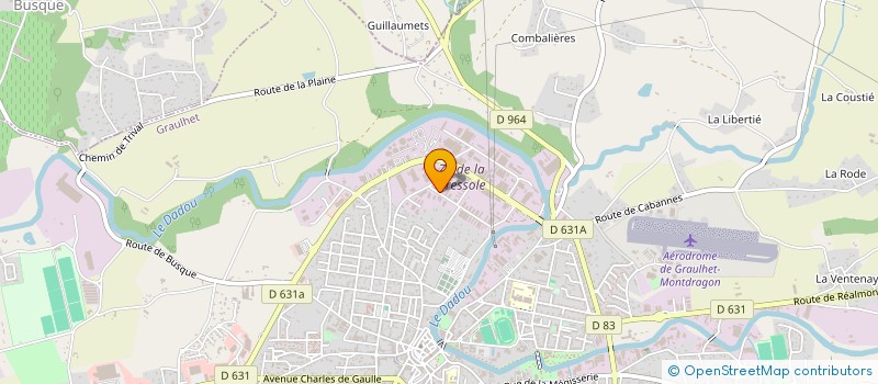 localisation de l'entreprise P M E L  GRAULHET