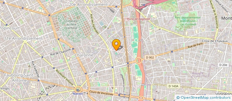 localisation de l'entreprise P.M. ELEC  PARIS